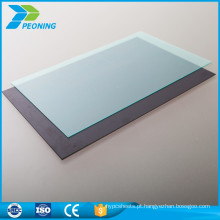 Promoção de estilo novo personalizado 4 mm lexan policarbonato plástico flat flat roof